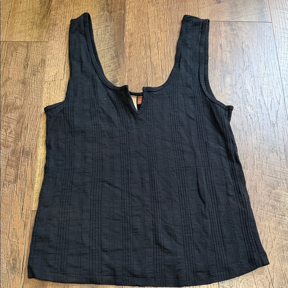 Pilcro Tops - Pilcro Black Textured Tank Top